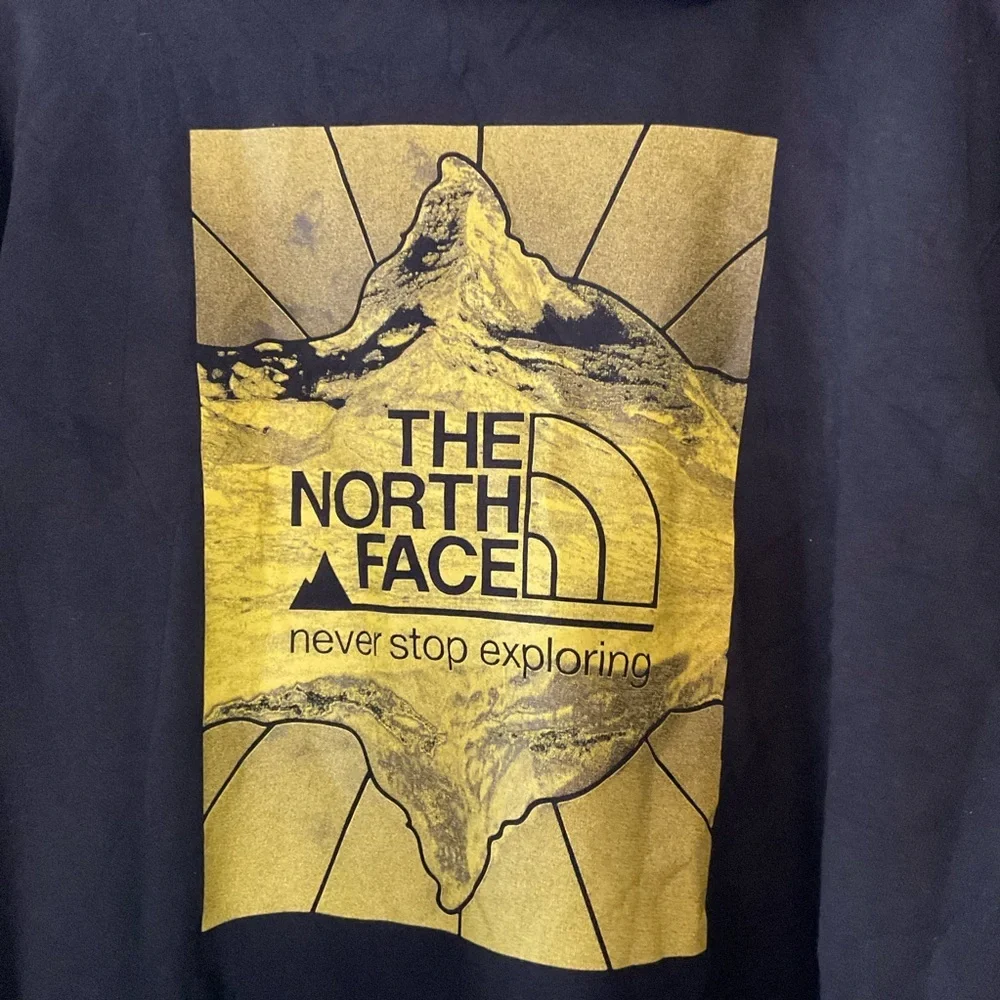 The North Face Men’s NSE Hoodie Sweatshirt Never Stop Exploring Black Size L